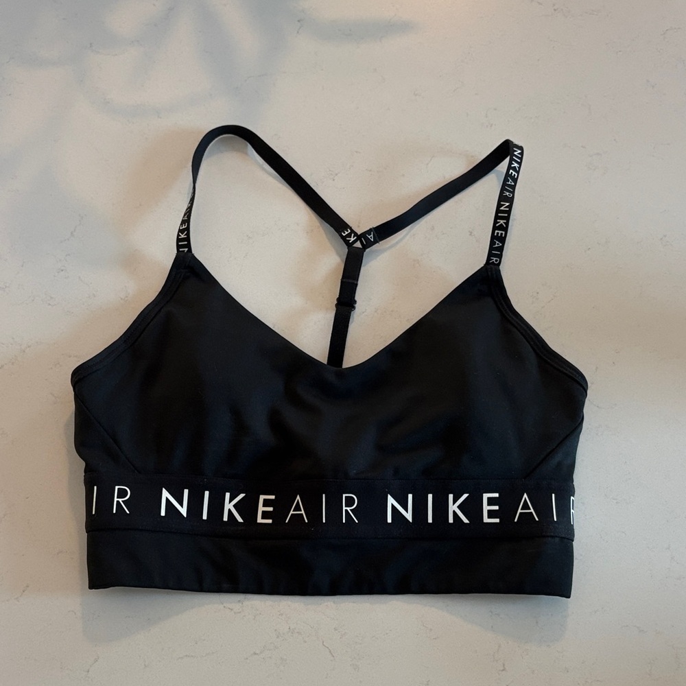 Nike Air Black Sports Bra with Strappy Back